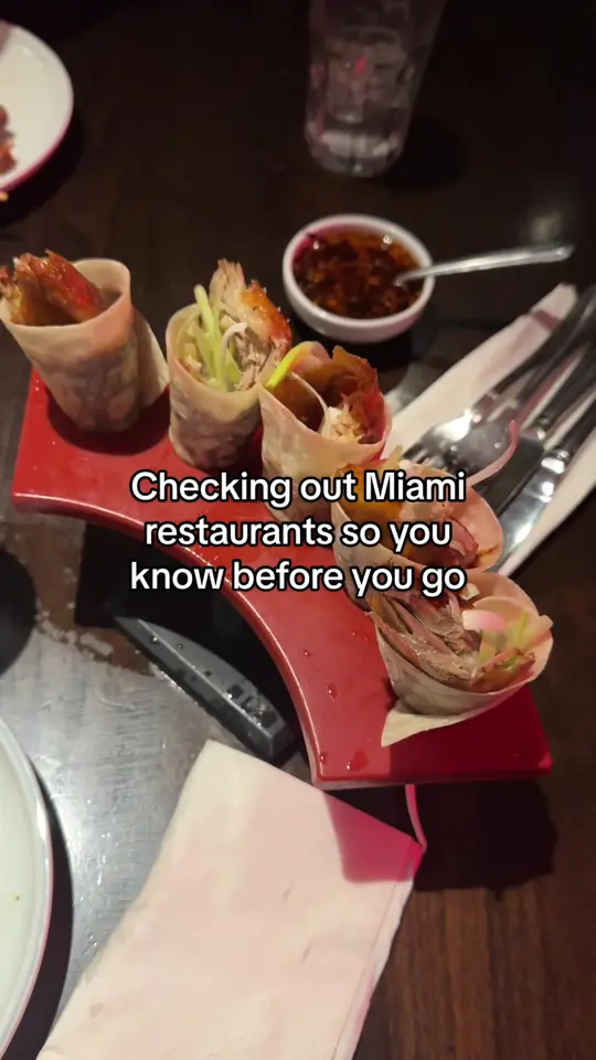 Boia De in Miami showing tropical chinese food, dinner, video by thisispaigejadyn on TikTok