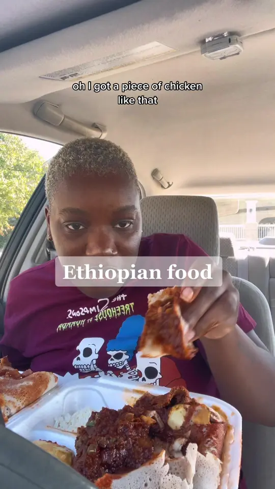 Bole Ethiopian Restaurant in College Park showing food, ethiopian food, video by sharidyonne on TikTok
