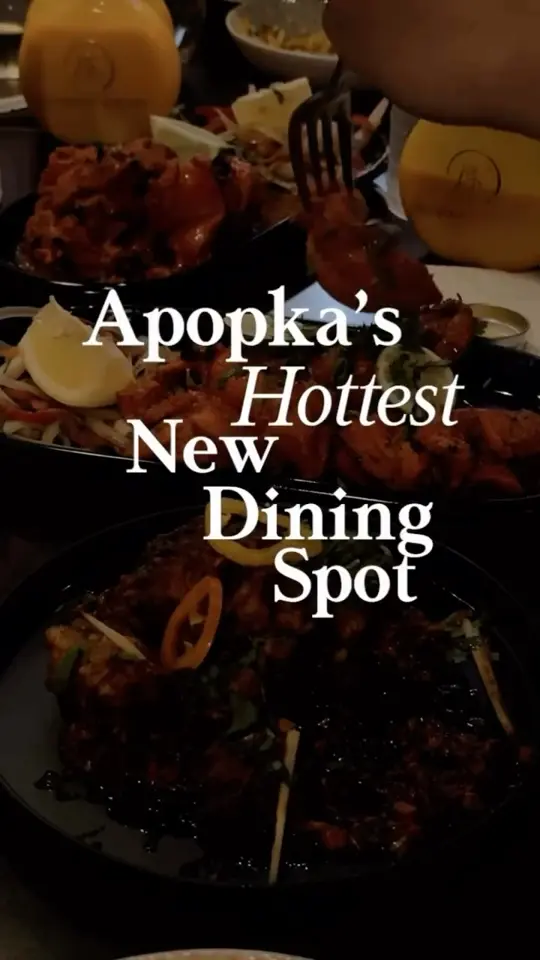  in Florida showing indian food, restaurant visit, apopka florida, new dishes, video by Bombay Social on Facebook