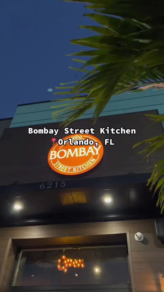 Bombay Street Kitchen in Orlando showing indian street food, food review, video by fluentinfood on TikTok
