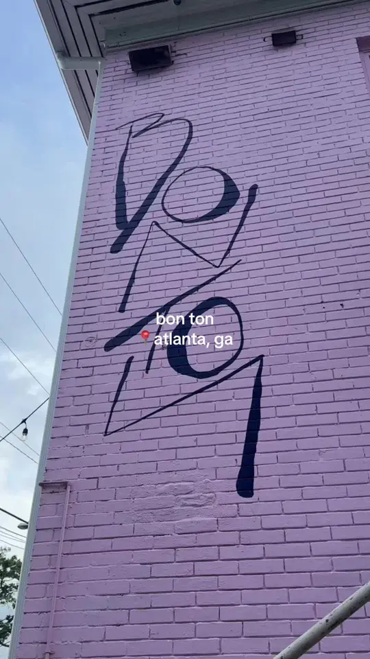 Bon Ton in Atlanta showing review, visit, video by nicolebriiii on TikTok