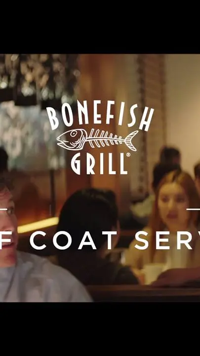 Bonefish Grill in Snellville showing chef coat, pride, staff, video by Bonefish Grill on Facebook