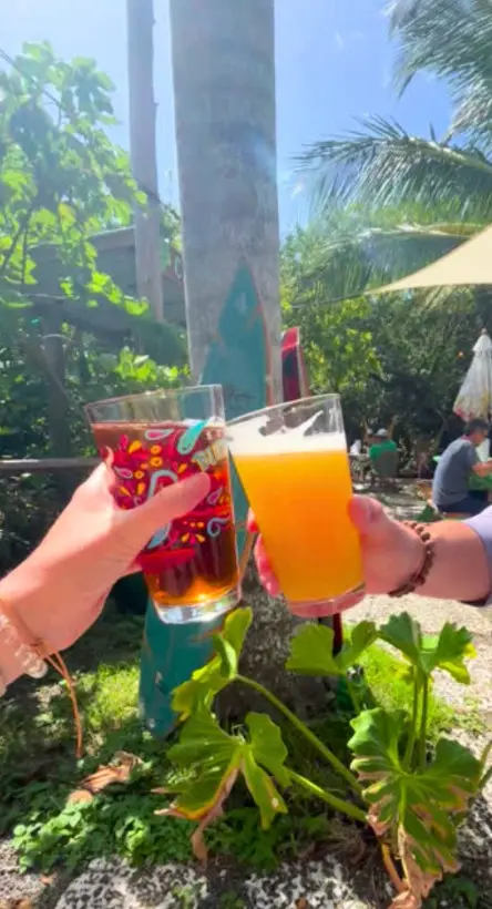 Bongo's Botanical Beer Garden and Cafe in Marathon showing food truck, tropical drinks, craft beer, wakeboarding, aqua park, hammocks, video by The Florida Keys & Key West on Facebook