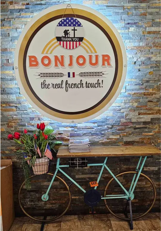  in Florida showing french bakery, croissants, desserts, brunch, ice nutella, video by arialemans on TikTok