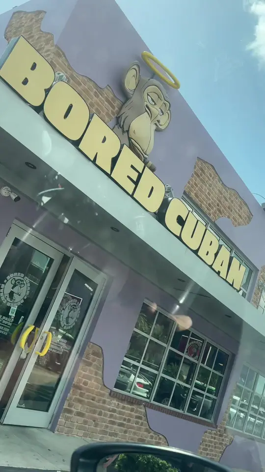 Bored Cuban - South Miami in South Miami showing review, pan de bono, cafe con leche, sandwich, guava sauce, video by _miamibites on TikTok