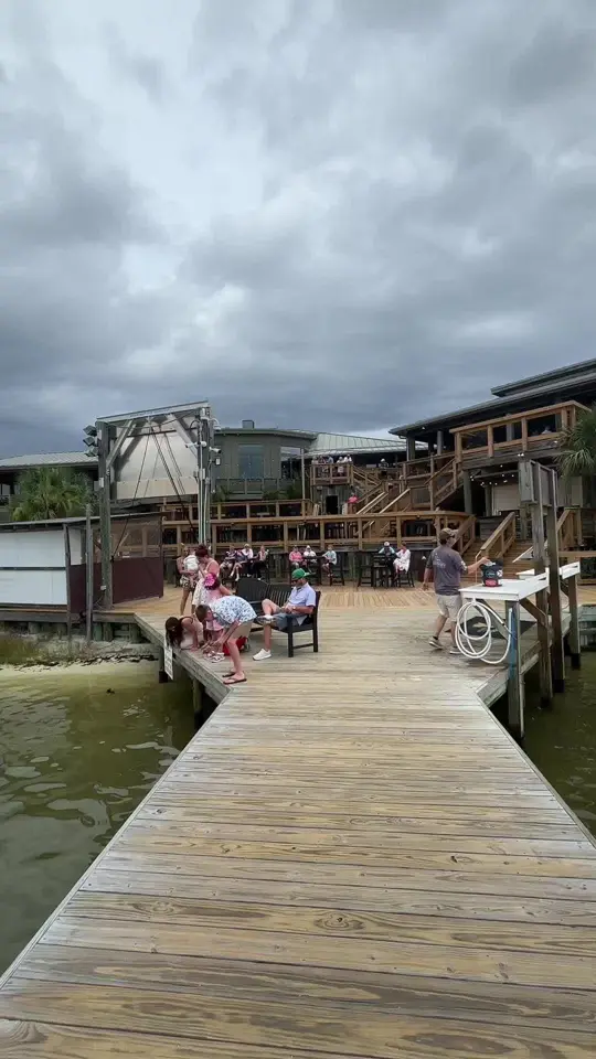 Boshamps Seafood And Oyster House in Destin showing visit, review, video by chasityforson2 on TikTok