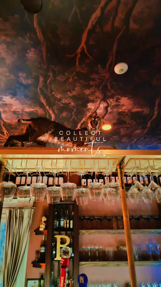 Boston Coffee House in Altamonte Springs showing review, food, drinks, speakeasy, video by erickacrites7 on TikTok