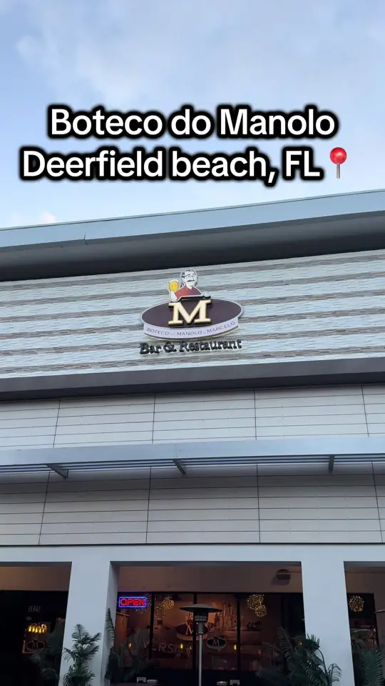 Boteco do Manolo in Deerfield Beach showing brazilian food, restaurant visit, video by eatlivetravel on TikTok