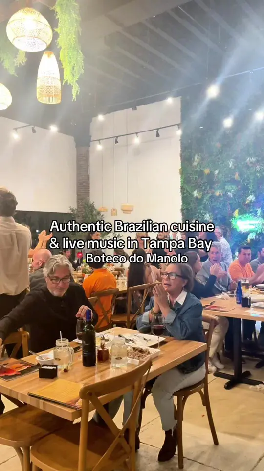  in Florida showing authentic brazilian cuisine, pastel empanadas, massive short rib, brazilian desserts, bogo free draft beers, caipirinhas, appetizers, live music, video by thatssotampa on TikTok