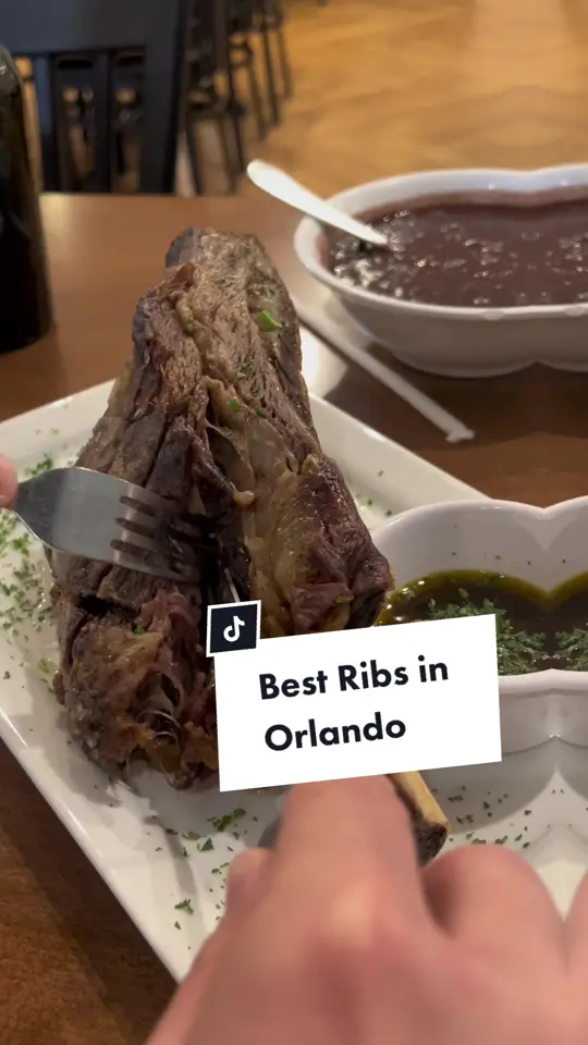 Boteco do Manolo Windermere in Windermere showing food, oven baked ribs, video by coolplacesinorlando on TikTok