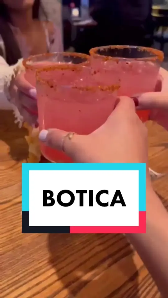 Botica in Atlanta showing food, drinks, atmosphere, visit, video by peachesofatl on TikTok
