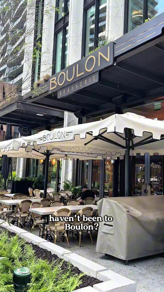 Boulon Brasserie in Tampa showing review, visit, video by travelingtampa on TikTok