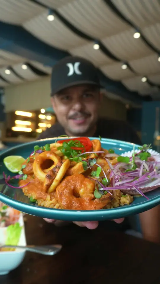 Bravo Peruvian Cuisine in Wilton Manors showing restaurant, peruvian cuisine, seafood, ceviche, arroz con mariscos, video by josiaheats on TikTok