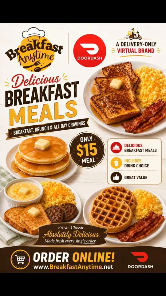Breakfast Anytime LLC in Stonecrest showing food, delivery service, video by Breakfast Anytime on Facebook