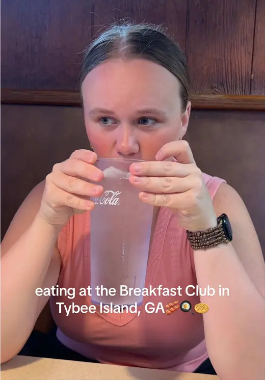 Breakfast Club in Tybee Island showing food, family breakfast, video by laura_lucks on TikTok