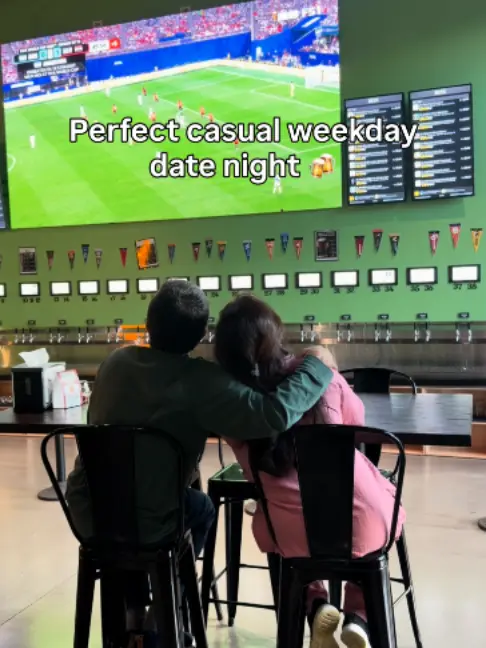 Brews & Hops Taproom in Chamblee showing self-pour beer, wine, indian fusion food, casual hangout, date night, video by brewsandhops on TikTok