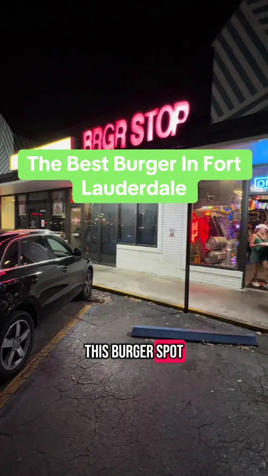 BRGR STOP COCONUT CREEK in Coconut Creek showing burger, brgr stop, video by theqb11 on TikTok
