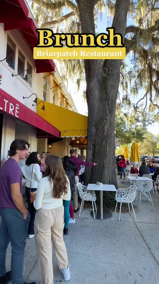 Briarpatch Restaurant in Winter Park showing brunch, food, video by foodie.girly on TikTok