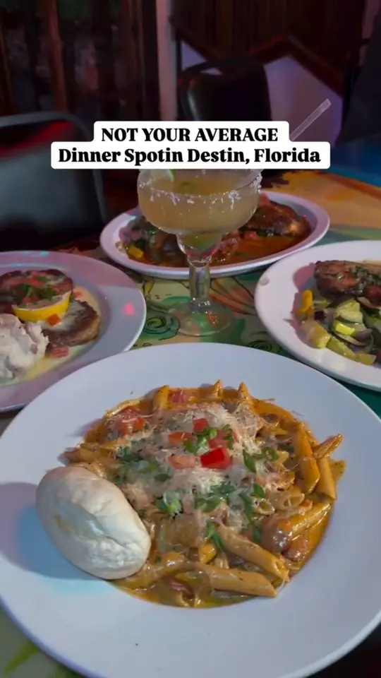  in Florida showing restaurant visit, blackened grouper, bacon cheddar grit cake, live music, jones & company, video by brooksandshoreyresorts on TikTok