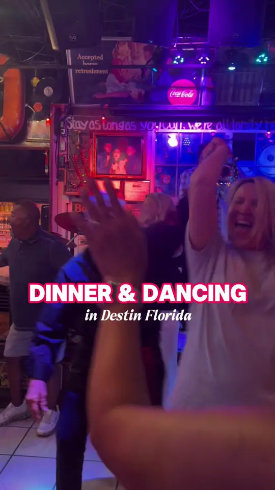  in Florida showing dinner, cocktails, dancing, video by todoindestin on TikTok