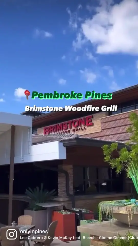 Brimstone Woodfire Grill in Pembroke Pines showing brunch, mimosas, happy hour, video by ms.soflo on TikTok