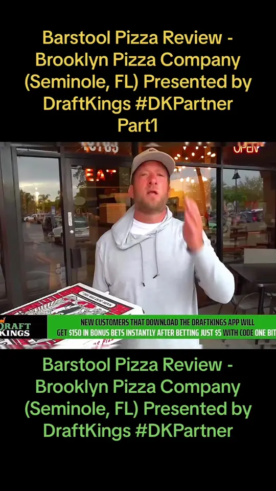 Brooklyn Pizza Company in Seminole showing pizza, review, video by onebitepizzareviews8 on TikTok