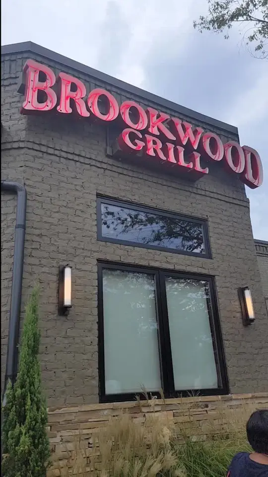 Brookwood Grill in Roswell showing food, restaurant visit, video by bigdaveeats on TikTok