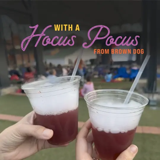 Brown Dog Eatery in Carrollton showing event, hocus pocus movie screening, cocktail, video by Carrollton, GA on Facebook
