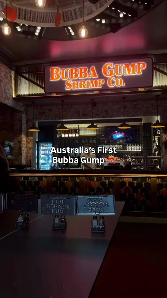 Bubba Gump Shrimp Co. on TikTok, video by bitebrisbane