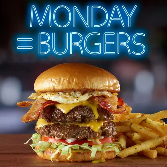 Bubba's 33 in Wesley Chapel showing food, burger, video by Bubba's 33 on Facebook