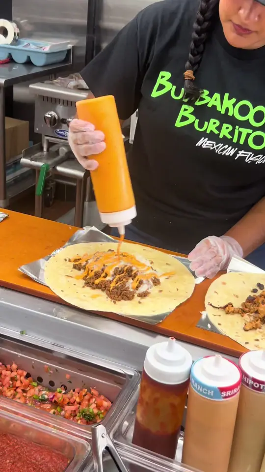 Bubbakoo's Burritos in Cape Coral showing food, smash burger, video by southjerseyfoodie on TikTok