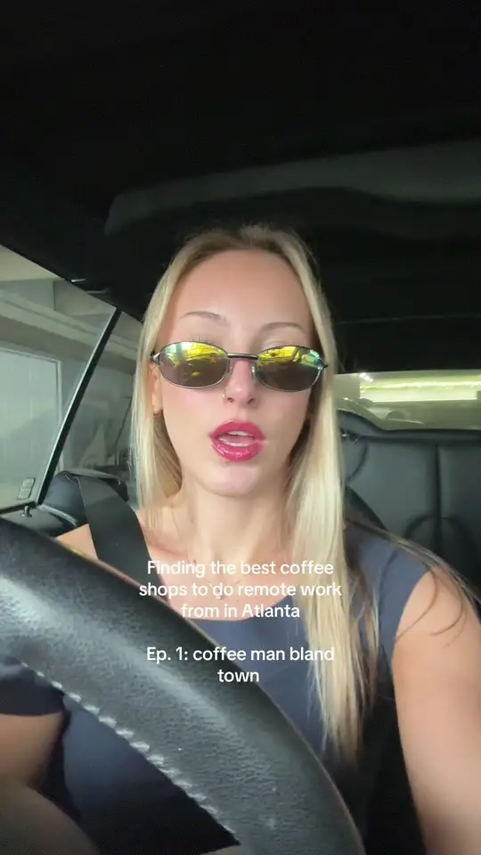 Bucket Shop Cafe in Atlanta showing coffee, review, video by its.bellsssss on TikTok