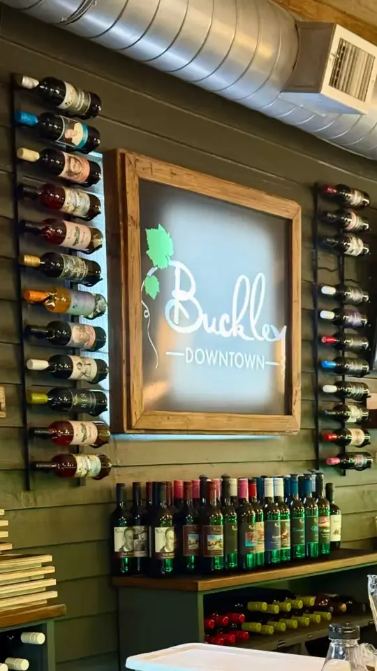 Buckley Downtown Table & Vine in Ellijay showing food, mushroomsoup, wine, interior design, video by Vision Mountain Homes on Facebook