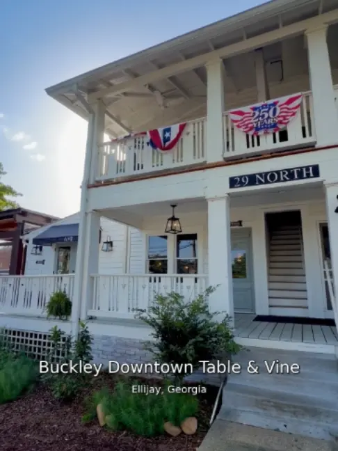 Buckley Vineyards in Ellijay showing wine tasting, outdoor scenery, meal, food, wine, outdoor space, video by _austintravels_ on TikTok