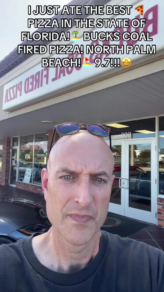 Bucks Coal Fired Pizza in North Palm Beach showing pizza, visit, video by mr..perfect362 on TikTok
