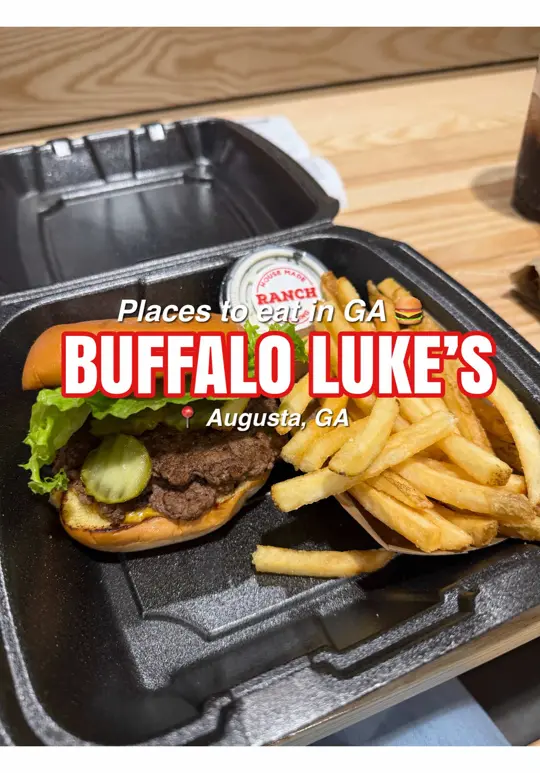 Buffalo Luke's in Martinez showing food, fries, video by cookinwithdeohveon on TikTok