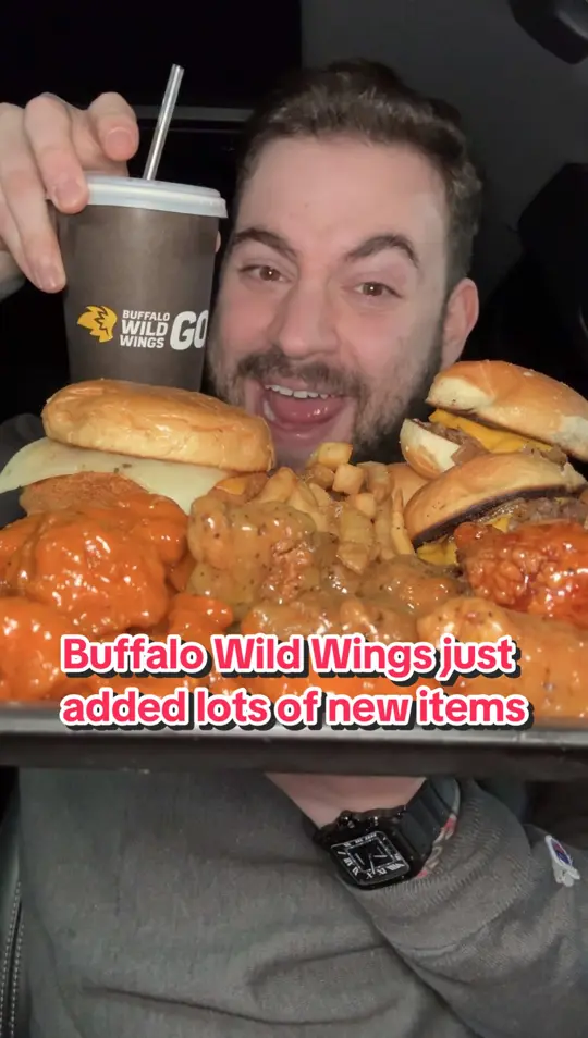Buffalo Wild Wings on TikTok, video by snachwithzach