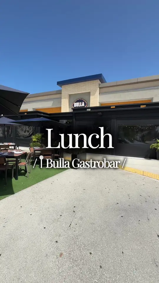 Bulla Gastrobar The Falls in Miami showing lunch, food, video by _xjemxo on TikTok