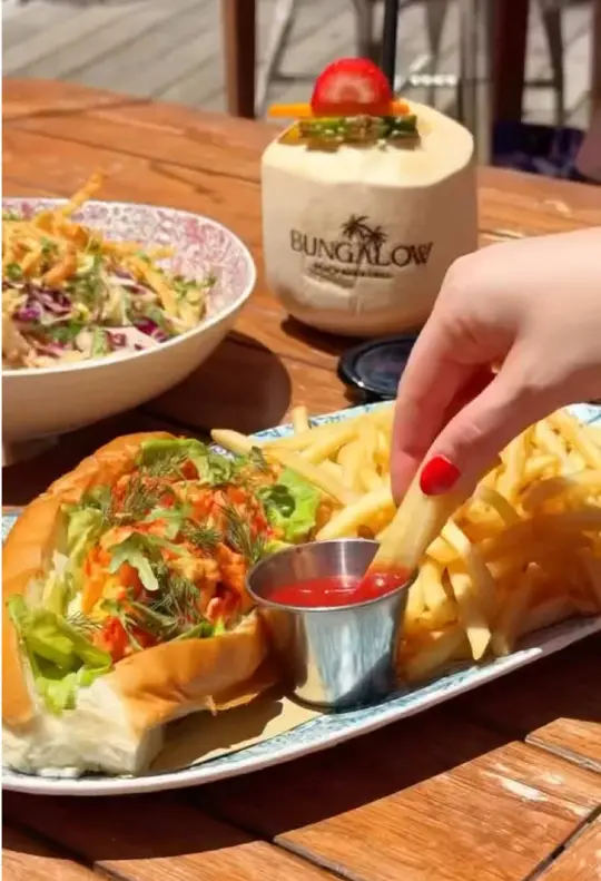 Bungalow Beach Bar & Grill on TikTok, video by cadillachotelmiamibeach