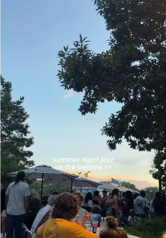 Burle's Bar in Atlanta showing cocktail, live music, jazz, video by imanialexia_ on TikTok