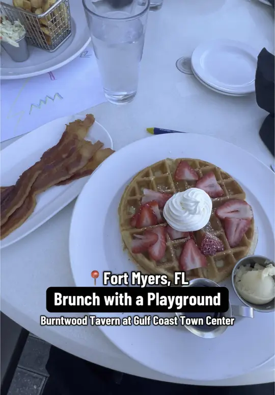 Burntwood Tavern in Orlando showing brunch, playground, video by ashsimpson610 on TikTok