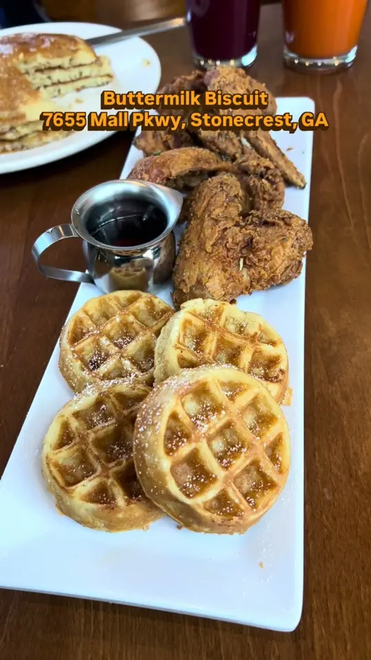 Buttermilk Biscuit in Stonecrest showing restaurant, visit, video by Atlanta FoodGuy on YouTube