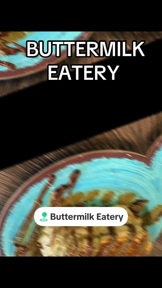 Buttermilk Eatery in Pinellas Park showing food, pancakes, video by buttermilkeat on TikTok