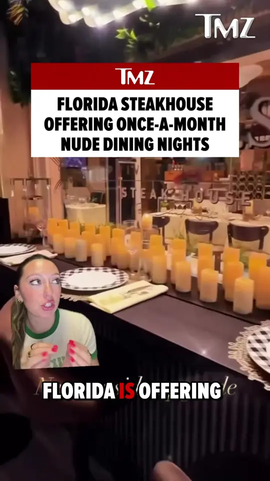 C.L.A.S.S. Soiree Steakhouse in Hollywood showing food, steak, video by tmz on TikTok