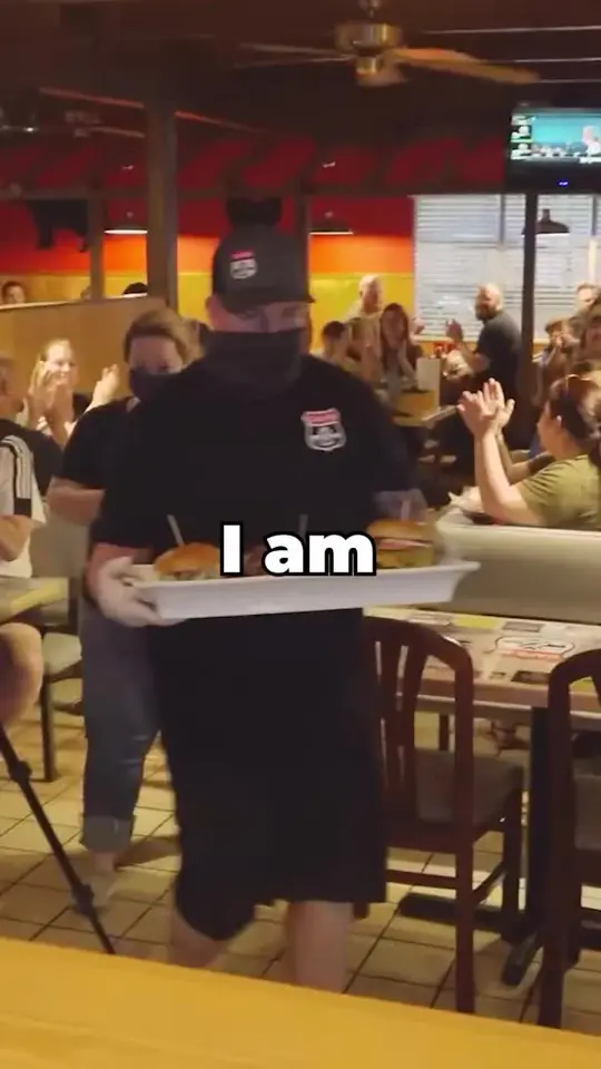 Cafe 66 BBQ Restaurant in Vero Beach showing food challenge, ribs, burger, burrito, pork sandwich, fries, video by Randy Santel on Facebook
