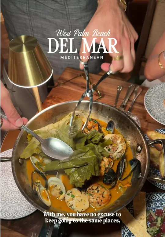 Cafe Del Mar in Miami Beach showing restaurant visit, atmosphere, good food, video by miamiyums on TikTok