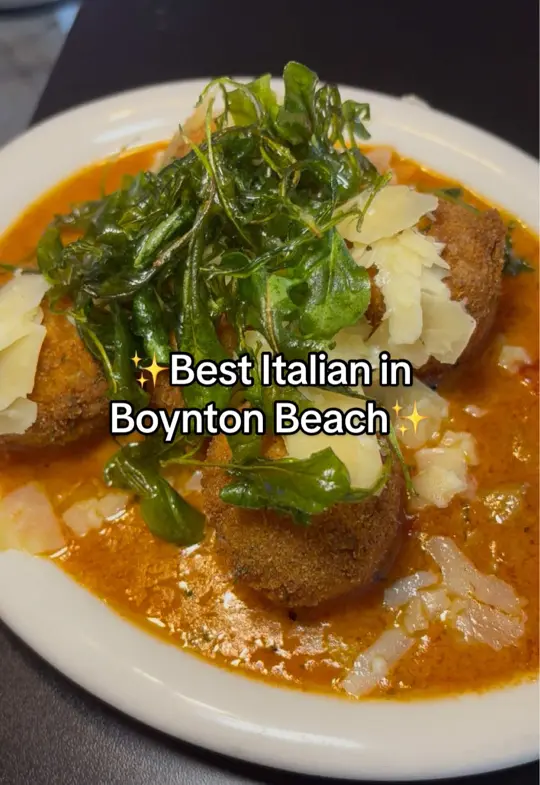 Cafe Frankie's in Boynton Beach showing review, visit, authentic italian food, video by chefitupwithlani on TikTok