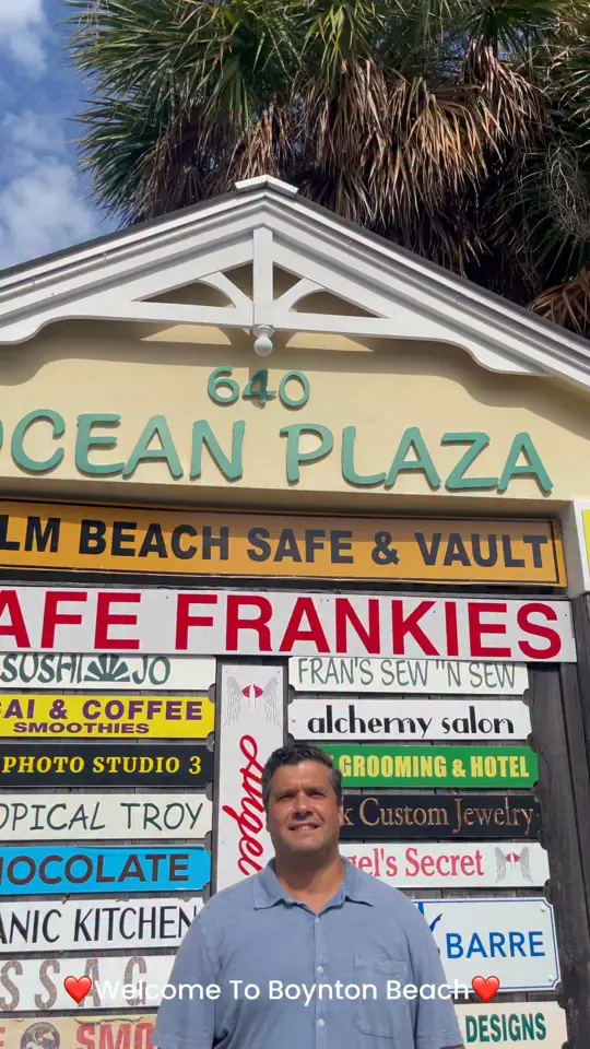 Cafe Frankie's in Boynton Beach showing review, visit, video by Welcome To Boynton Beach on Facebook