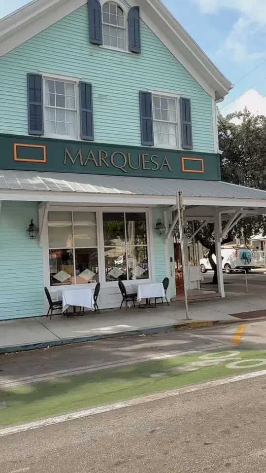 Cafe Marquesa in Key West showing review, visit, food, bloody mary, video by Alexis Hernandez on Facebook