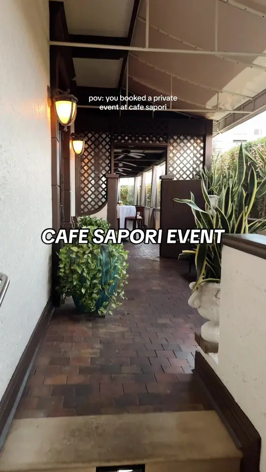  in Florida showing event booking, venue promotion, video by cafe.sapori on TikTok